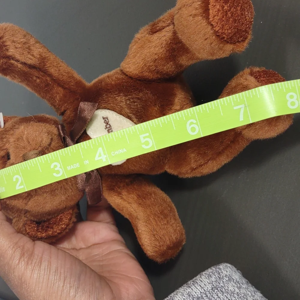 •Collections For Target RB Russ Berrie November heart Brown Teddy Bear 🧸 7.5 in - Picture 9 of 11